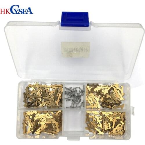 HKCYSEA 200pcs/lot HY22 Car Lock Reed Locking Repairing Work plate For HYUNDAI IX30 35 S8 K5 Verna new Sportage