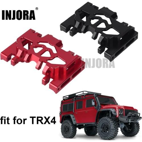 INJORA 1PCS Aluminum Metal Gearbox Mount Holder for 1/10 RC Crawler TRAXXAS TRX4 TRX-4