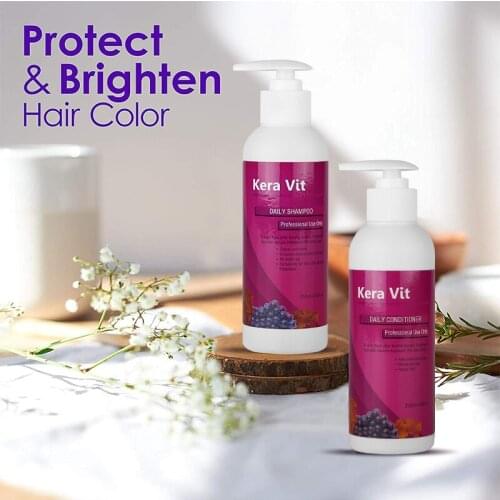 11.11 Sales High Quality Mini 250ml Grape Daliy Shampoo Deep Care and Smoothing Straighten Hair After Straighting Free Shipping