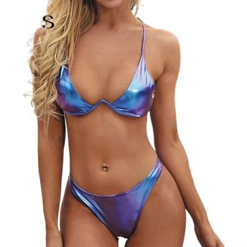 Underwire Sexy Bikinis Push Up Bikini New Arrival Padded Straps Low Waist Swimsuit Female Swimwear 2 Piece Set Women