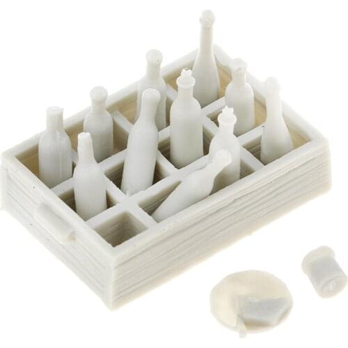 1/35 Resin Soldier Scenario Accessories Set Resin Beer Bottle Dish Full Set