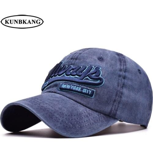 2018 New Washed Denim Baseball Cap 3D Embroidery Letter Snapback Hat Bone Casquette Men Women Summer Casual New York Cap Gorras