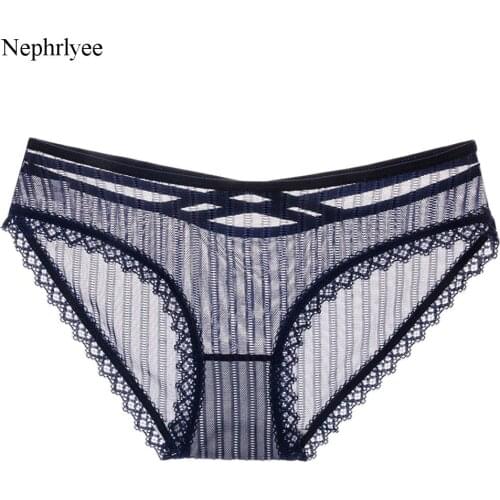 2021 New Lace Panties Women Sexy Transparent Underwear Hollow Out Seamless Woman Lingerie Low Waist Lady Soft Underpants P414