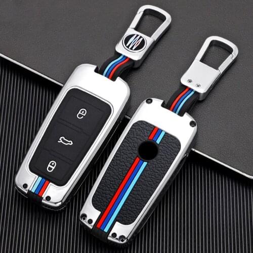 New Zinc Alloy Car Key Cover Case For Volkswagen VW CC Passat B6 B7 Passat 3C CC Auto Key Cover Car Styling Accessories