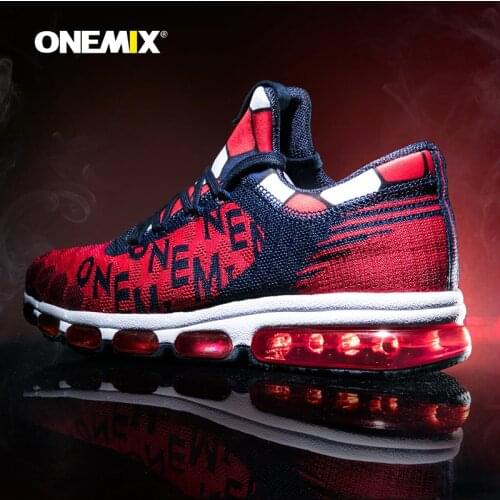 ONEMIX 2020 Mens Air Cushion Running Shoes for women Athletic Outdoor Sport Sneakers Orignial Zapatos De Hombre size 36-46