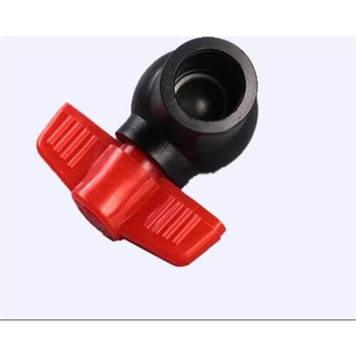 PE Full Plastic Ball Valve Flat Port 4 Points 6 Points 1 inch Tap Water Pipe Valve Switch 20 25 Hot Melt Socket PE Fitting