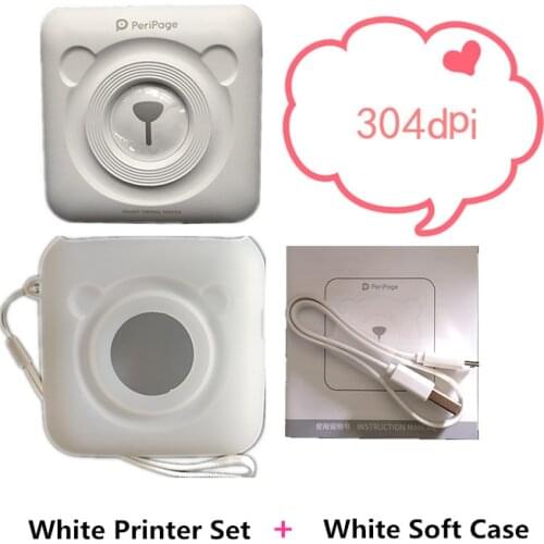 304dpi Ink-free Pocket Photo Thermal Printer Portable Bluetooth Peripage Price Label Printers Adhesive Paper Papel Adhesivo Caja