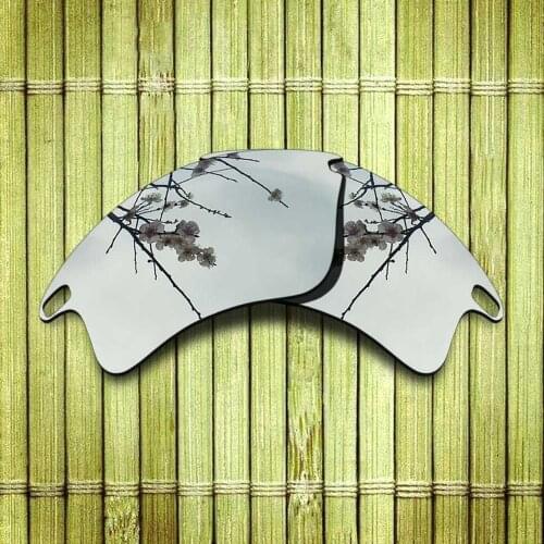 Polarized Replacement Lense For-Oakley Fast Jacket XL Sunglasses Frame True Color Mirrored Coating - Chrome Color Options