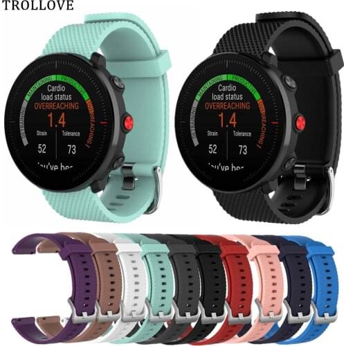 Sport Strap For Polar Vantage M Smart Watch Band Soft Silicone Wrist Watchband Replacement Bracelet Rubber Watch Accessories