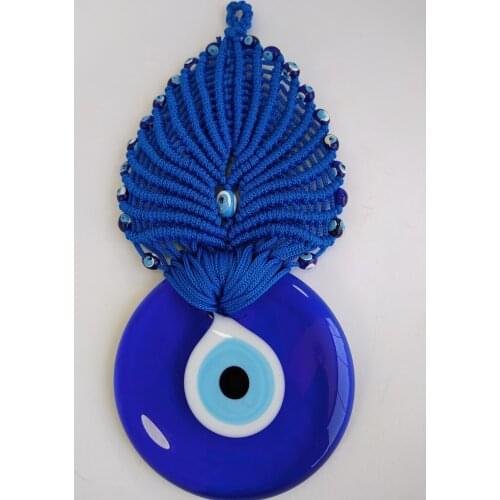 Evil Eye Glass Bead Car Home Decor Turkish Handmade Pendant Charm Turkish Amulet Talisman Nazarlik Protector Goodluck