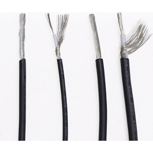 UL1185 single core shielded PVC tinned copper 14AWG 16AWG 18AWG 20AWG 22AWG 24AWG electronic audio signal line anti-interference