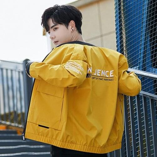 New Fashion Mens Bomber Jackets Casual Male Outwear Windbreaker Coats Fashion Mens Stand Collar Slim Pilot Baseball Jackets Top