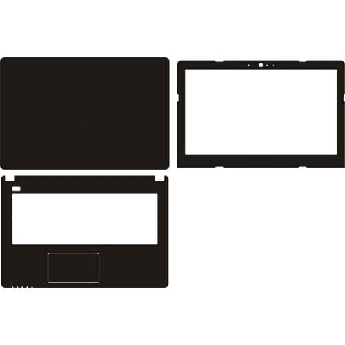 Carbon fiber Vinyl Laptop Sticker Skin Cover for Asus X450v X450LD A450 F450 Y481 X452 VM400C W418 K450v W40c R409L W408 14"