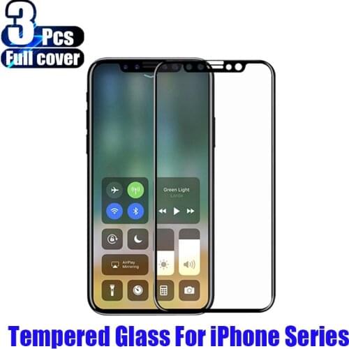 3PCS Protective Glass For iPhone X Xs 11Pro Glass Screen Protector For iPhone X XS 11 Pro Tempered Glass
