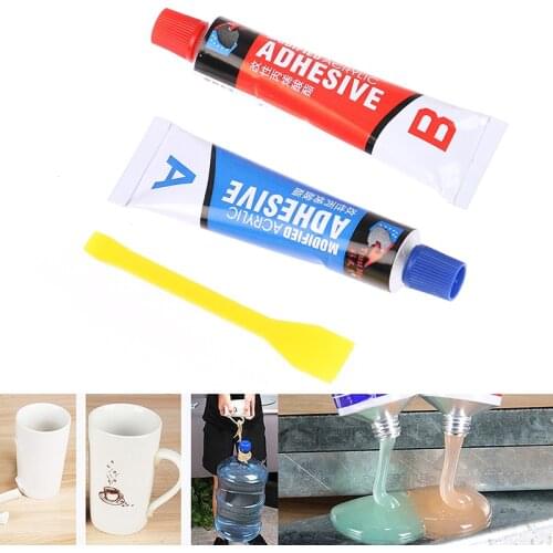 1set 32ml Strong Ab Caster Glue Casting Adhesive Industrial Repair Crackle Agent
