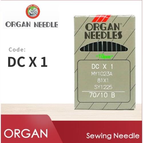 10 PCS DCX1 ORGAN Sewing Machine Needles For Industrial Overlock Machine Japan Sewing Accessories DC*1 16x231JUKI BROTHER