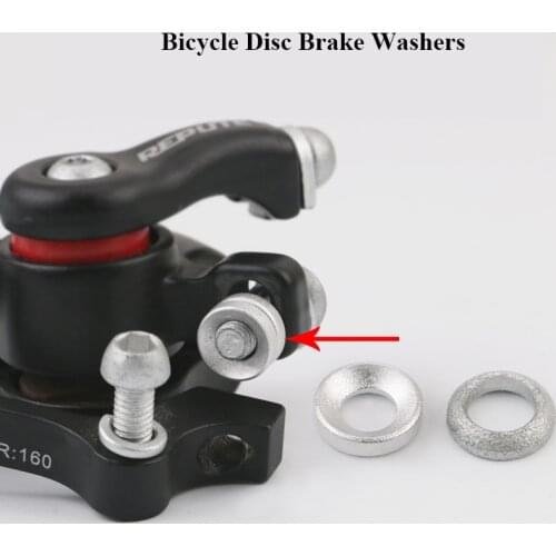 4/8/12 Pair Mountain Bike Bicycle Disc Brake Adapter Bumping Gasket Block Washer Gasket Bump Durable Bicycle Accessories