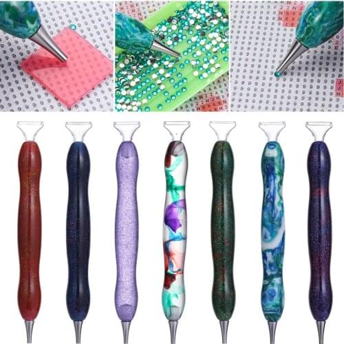 Sewing Accessories Cross Stitch Resin Pen Point Drill Pen Resin Diamond Painting Pen Alloy Replacement Pen Heads