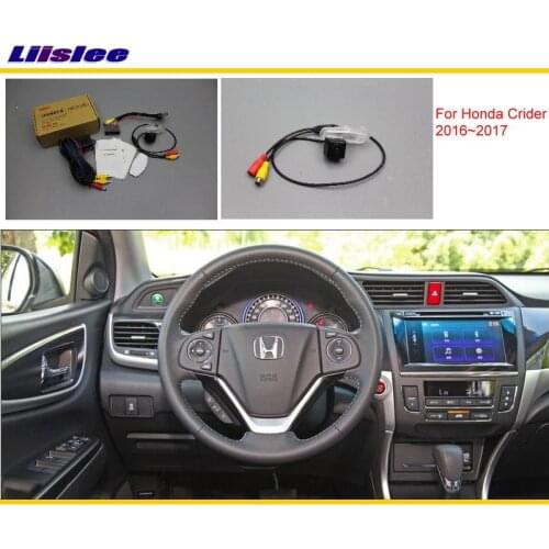 Car Rear View Back Up Reverse Camera Sets For Honda Crider 2016~2017 RCA & Original Screen Compatible Parking Camera