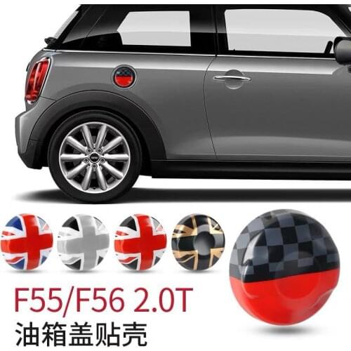 Car-styling 3D Tank Cap Protective Sticker Union Jack Fuel Tank Cap Sticker Cover For mini cooper F55 F56 Protective Accessories