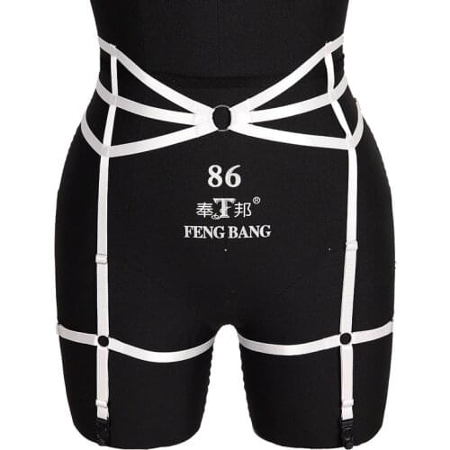 BDSM Binding Waist Bondage Womens Sexy Lingerie Adjustable Size Belt Erotic Gothic Leg Harness Stockings Garter Belt