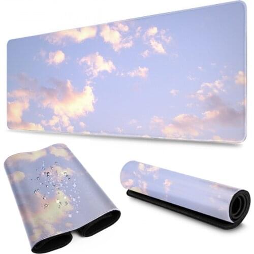 Rakoon Extra Large Mouse Pad Big Computer Gaming Mousepad Anti-Slip Natural Rubber with Locking Edge Gaming Mouse Mat