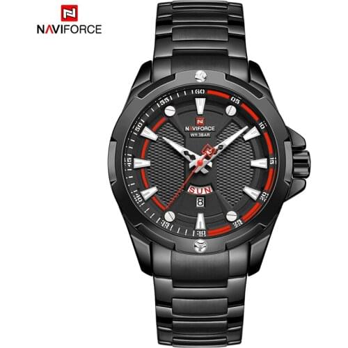 NAVIFORCE Mens Watches Top Brand Luxury Fashion Quartz Men Watch Waterproof Sports Male Military Wrist Watch Relogio Masculino