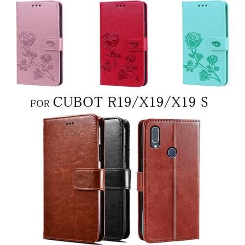 Premium 3D Pattern Case For Cubot R19 X19 Flip Cover Case For Cubot X19 S PU Leather Wallet Stand Protective Phone Case Capas