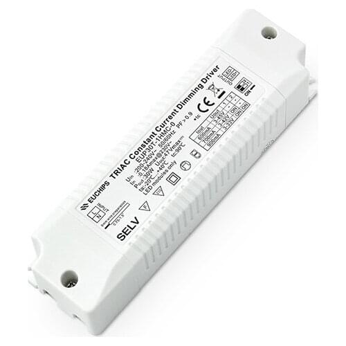 30W 600/700/900mA Triac Constant Current Dimmable Driver EUP30T-1HMC-0