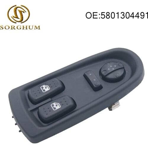 Electric Power Window Control Switch 5801304491 For Iveco Daily 2006-12