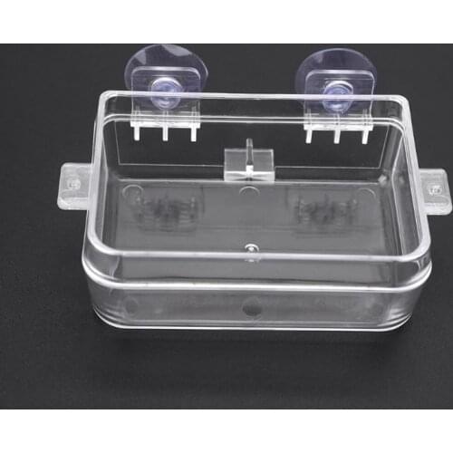 Reptile Feeder Anti-escape Food Bowl Turtle Lizard Worm Live Food Container P15D