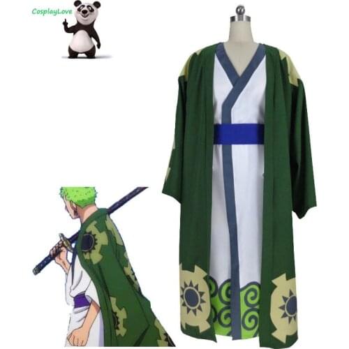 CosplayLove One Piece Wano Country Arc Roronoa Kimono Zoro Cosplay Costume Custom Made For Halloween Christmas