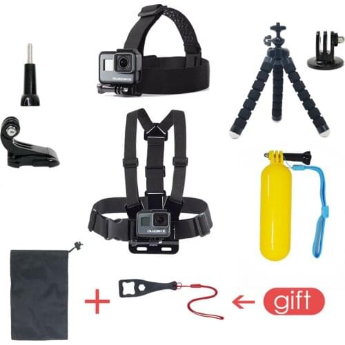 Action Camera Accessories Set For Gopro Hero Chest Mount For Xiaomi Yi 4K SJCAM Kit For EKEN H9