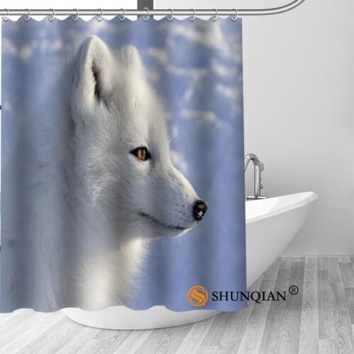 New Fox Animal Shower Curtain Bathroom Decorations For Home Waterproof Fabric Curtain Shower Bath Curtain A18.1.3
