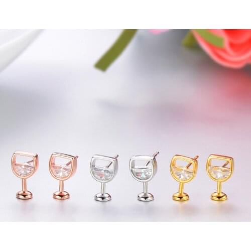 POSITIVE ATTITUDE Women's Gold Earrings