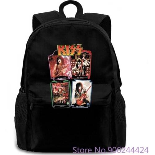 NEW - KISS BAND / CONCERT / MUSIC SMALL women men backpack laptop travel school adult student