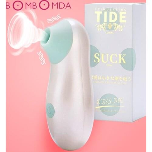 Sex Sucking Toys Vibrator Powerful Clitoris Sucker Blowjob Tongue Stimulator Nipple Vagina Pussy Pump Adult Sex Toys for Women
