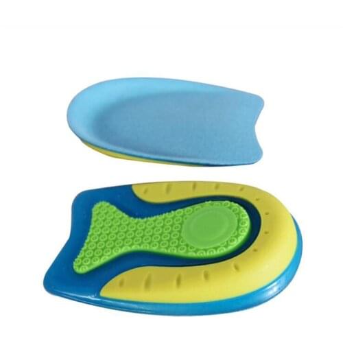 Silicone Gel Insoles Heel Cups For Heel Spurs Plantar Fasciitis Ankle Pain Heel Cushion Shoe Inserts Insole Pad