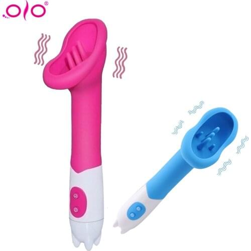 OLO Waterproof Dildo Vibrator G-spot Vagina Massager Vaginal Brush Breast Vibrator Stimulation Women Masturbation Adult Sex Toy