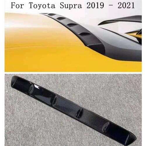 High quality Carbon Fiber Car Rear Wing Trunk Lip Roof Spoiler For Toyota Supra 2019 - 2021