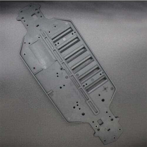 03001 (03602) HSP Original Parts Spare Parts For 1/10 R/C Model Car Black Plastic Chassis 03001