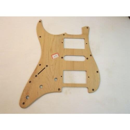 1pcs Unfinished left maple wood STRAT GUITAR HSH Pickguard #3119
