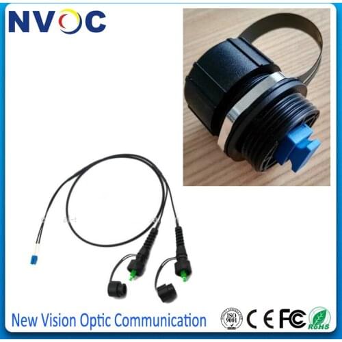 10Pcs/Lot,ODVA-SC Simplex Fiber Optic Waterproof IP67 SC(LC,MPO) ODVA Adapter,FTTA Outdoor LC/SC/MPO ODVA Adapter