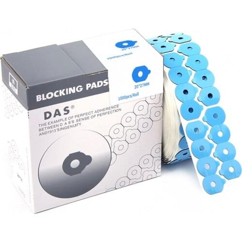 1000pcs/roll)High Quality Lenses Processing Blocking Pad DAS Pastilles Adhesives Protecting Sticker Pads Optical Accessories