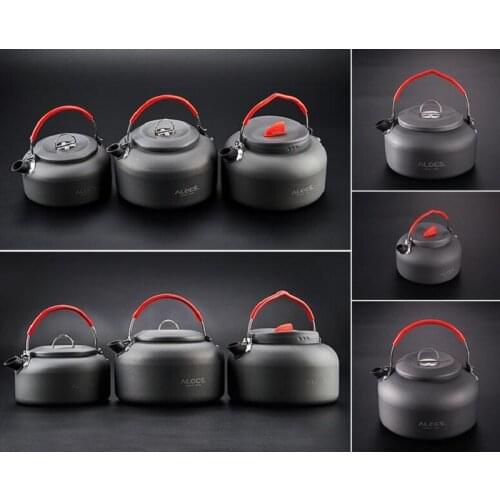 2019 Hot Sale 0.8/1.4L camping kettle outdoor coffee kettle camping tableware travel tableware outdoor picnic set