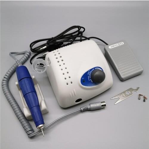 65W 35000RPM Electric Nail Drill Machine Strong 210 Model 102L Handpiece Manicure Pedicure Nail File Bits Nail Art Equipment