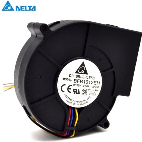 97*97*33mm 3-wire BFB1012EH-AF00 9733 12V 2.94A double ball bearing Turbo air volume coolingfan for Delrta