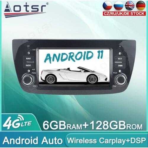 Android 11 128GB Car Radio Player For FIAT DOBLO 2010 -2015 Audio Multimedia Player GPS Navigation Auto Stereo Head Unit Carplay