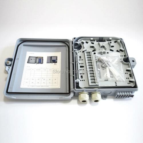 Free Shipping FTTH 12 Cores Termination Box Fiber Optic FTTH Box Terminal Box Fiber Optic Distribution Box