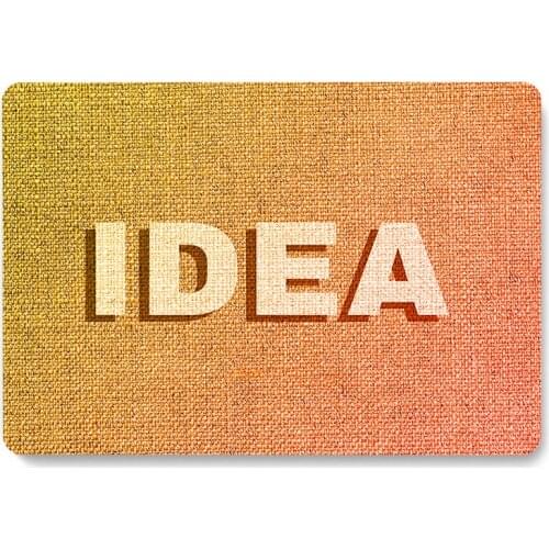 Idea word pastel font Pattern Laptop Case For MacBook Air 11.6 12 13.3 Retina New Pro 15.4 16 inch Cover shell